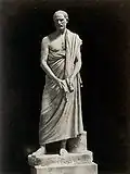 Polieucto: Portrait of Demosthenes, c. 280, example of the first phase.