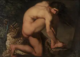 "The Wounded Philoctetes" (1775) by N. A. Abildgaard