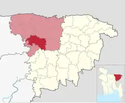 Location of Derai