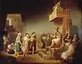 The Discovery of Pulque by José Obregón at the Museo Nacional de Arte. (1869)
