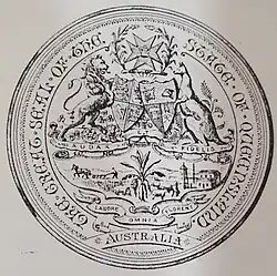 Current design for the Seal of State of Queensland