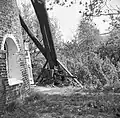 Detail of the "kruilier", used to turn the mill towards the wind