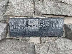 Plaque for fallen soldiers from WWI from Devonport - additional