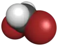 Spacefill model for dibromomethane