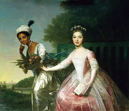 Dido Elizabeth Belle and Lady Elizabeth Murray by David Martin