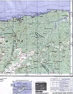 Map showing Dili remaining constrained to today's old core