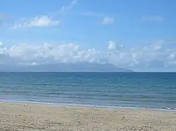 The Dingle Peninsula as viewed from Banna Strand.