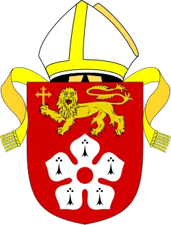 Coat of arms of the Diocese of Leicester