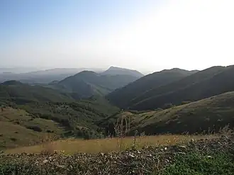 Scenery around Dizapayt Mountain (Azerbaijani: Ziyarət dağı) and Katarovank, near Hin Tagher
