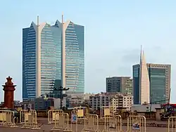 Dolmen City is a mixed-use development on the Clifton waterfront.