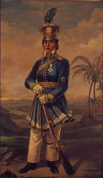 Domenico Failutti, Portrait of Maria Quitéria de Jesus Medeiros, 1920