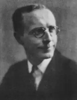 black-and-white photo of Stewart