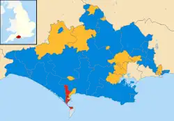 2005 results map