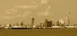 The Dow Chemical plant in Taft, photographed in 2012