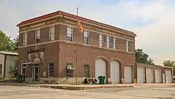 City Hall and Fire Department in Santa Anna, Texas