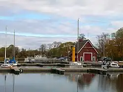 Small boat pier in Dreverna.