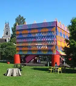 The Colour Palace, Dulwich Picture Gallery, London, by Pricegore and Yinka Ilori, 2019[100]