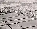 Former Athletic Grounds with St Patrick’s Church in background