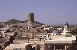 Al-Mudhayrib, the second largest town in the province of al-Qabil, in 2001
