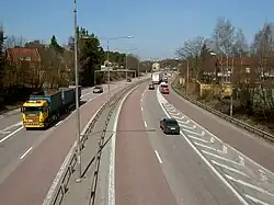 E18 in Västerås