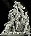 The Farnese Bull as it was depicted in the Encyclopædia Britannica (11th ed.), v. 12, 1911, Plate I, between pp.&nbsp;480 and 481 (or pp.&nbsp;472 and 473 depending on edition), Fig. 51.