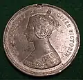 Obverse of 1866 medallion