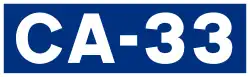 Autovía CA-33 shield}}