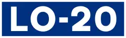 Autovía LO-20 shield}}