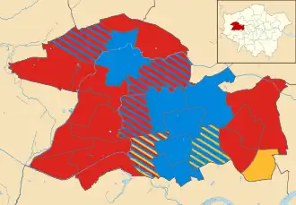 2010 results map