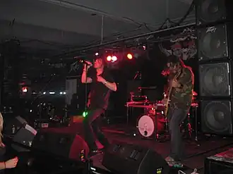 Earshot performing in 2009