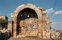East Church, Kimar, Syria - View of apse from west