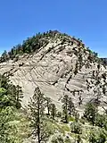 West aspect of the Northgate Peaks' East Peak