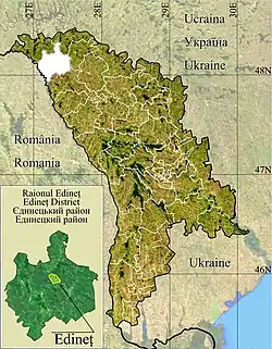 Parcova is located in Edineț