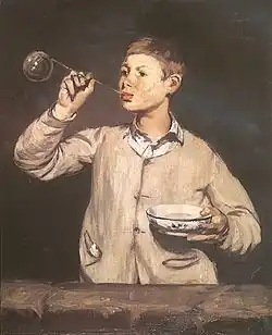 Édouard Manet, Ragazzo che soffia bolle di sapone, 1867