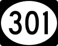 Highway 301 marker
