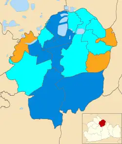 2021 results map