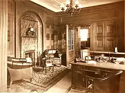 Private office and reception room