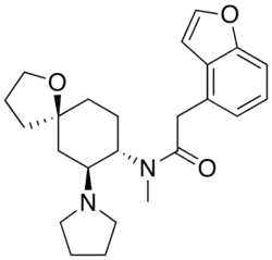 Chemical structure of Enadoline.