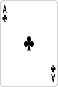 Ace of clubs