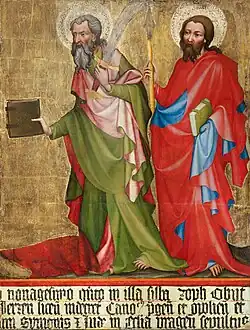 St Bartholomew, St Thomas, Epitaph of Jan of Jeřeň, National Gallery in Prague