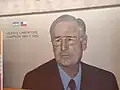 A mural of the Argentinean and Chilean manager Vicente Cantatore, in the Estadio Zorros del Desierto.