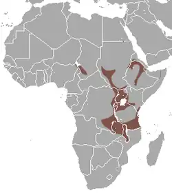 Map of range