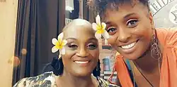 Thomas with daughter Yaya Diamond in 2023