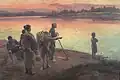 Evening at the Ferry Crossing (1897) (University Art Museum, Tokyo University of the Arts); exhibited at the 2nd Hakuba-kai Exhibition and the Exposition Universelle