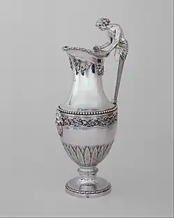 Ewer; 1784–1785; silver; height: 32.9&nbsp;cm; Metropolitan Museum of Art