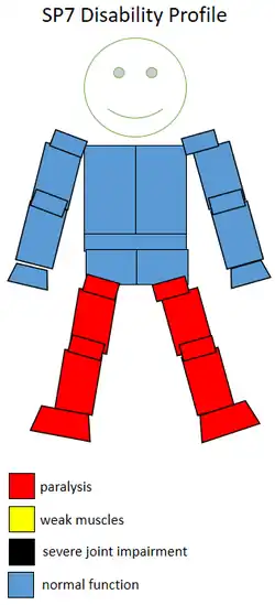 Profile of an F7 sportsperson