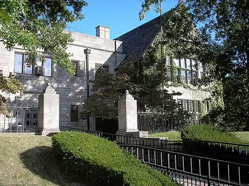 Fanny Edel Falk Laboratory School building (1931) at the University of Pittsburgh