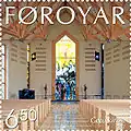 FO 426: Inside the church. Interior art by Tróndur Patursson