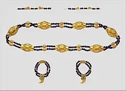 Photograph of jewellery set