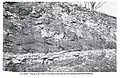 Fig 38 Close-up of the contact of the channel sandstone